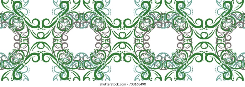 Seamless abstract floral pattern,mandala pattern