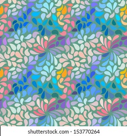 Seamless abstract floral pattern-model for design of gift packs, patterns fabric, wallpaper, web sites, etc.