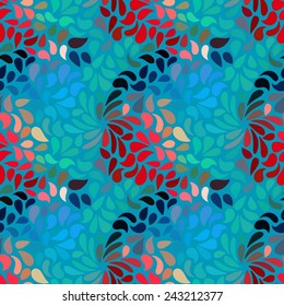 Seamless abstract floral pattern-model for design of gift packs, patterns fabric, wallpaper, web sites, etc.
