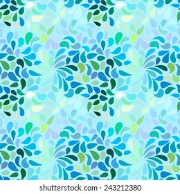 Seamless abstract floral pattern-model for design of gift packs, patterns fabric, wallpaper, web sites, etc.
