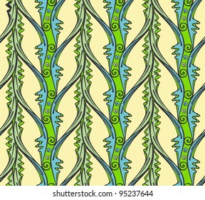 Seamless abstract floral pattern-model for design of gift packs, patterns fabric, wallpaper, web sites, etc.