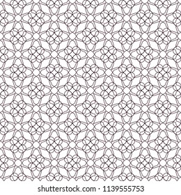 Seamless abstract floral patterns. Geometrical floral ornament. Beautiful vector background.