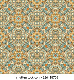 Seamless abstract floral abstract  pattern.vector illustration