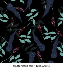 Seamless abstract floral surface pattern background vector illustration for design