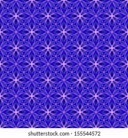 Seamless abstract floral vector illustration
