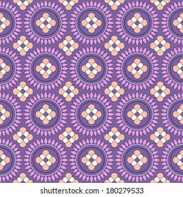 Seamless abstract floral vector illustration