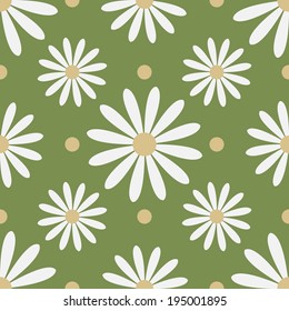 Seamless abstract floral vector illustration