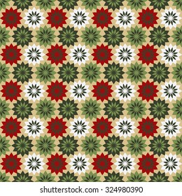 Seamless abstract floral vector illustration background
