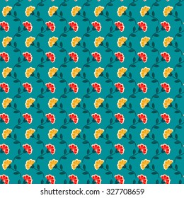 seamless abstract floral vector illustration background