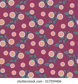 seamless abstract floral vector illustration
