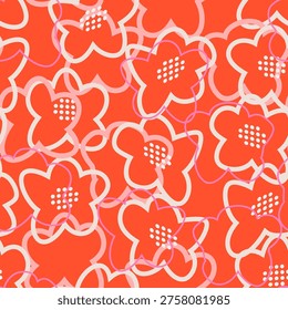  Vector floral abstracto