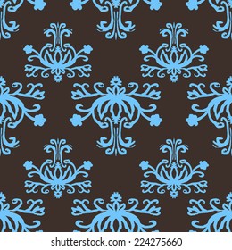 Seamless abstract floral watercolor pattern. Seamless pattern can be used for wallpaper, pattern fills, web page background, surface textures.