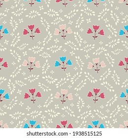 Seamless abstract flower image pattern
