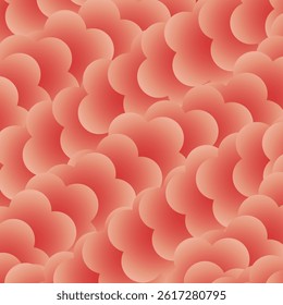 Seamless abstract five‑petal flower tessellation with smooth gradient colors—perfect digital paper, wallpaper, fabric, and branding backgrounds