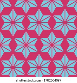 seamless abstract geomatric indian hexagonal floral pattern. beautiful illustration. pattern for web, printing, fashion, fabric, decoration, clothing, background. simple and beautiful illustration