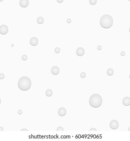 Seamless abstract geometric 3d dots pattern. Vector repeating background.