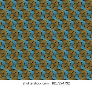 Seamless abstract geometric african Print Repeat Pattern