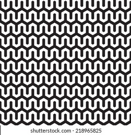 Seamless abstract geometric Art Deco ziggurat pattern background.