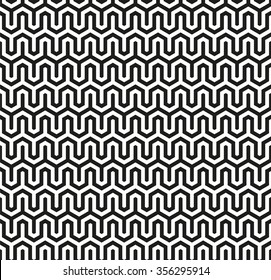Seamless abstract geometric Art Deco ziggurat pattern background.