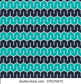 Seamless abstract geometric Art Deco ziggurat pattern background.