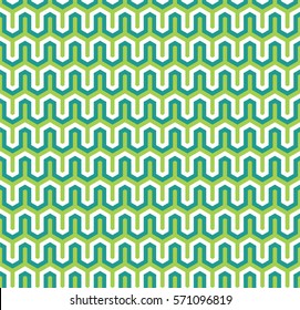 Seamless abstract geometric Art Deco ziggurat pattern background.