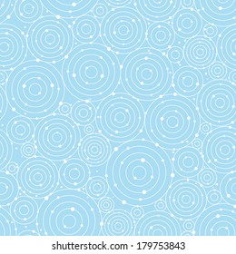Seamless abstract geometric background with circles