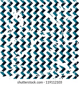 Seamless abstract geometric background with grunge effect, vector illustration