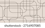 Seamless abstract geometric background. Minimalist vector pattern for professional graphic design, digital wallpapers, and creative fabric printing. Vector illustration