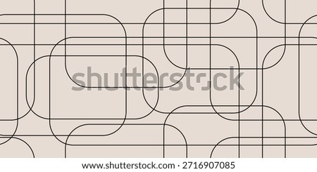 Seamless abstract geometric background. Minimalist vector pattern for professional graphic design, digital wallpapers, and creative fabric printing. Vector illustration