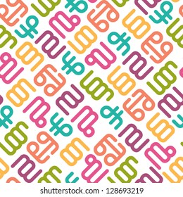 Patrón de fondo geométrico abstracto sin inconvenientes en vector