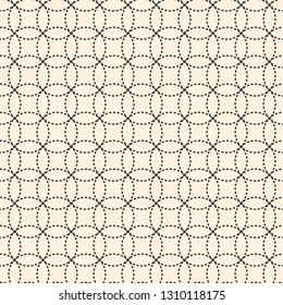 seamless abstract geometric background, point circles