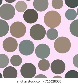 Seamless abstract geometric background with shape of circles, bubbles, sphere or ellipses pattern. Vector illustration graphic.