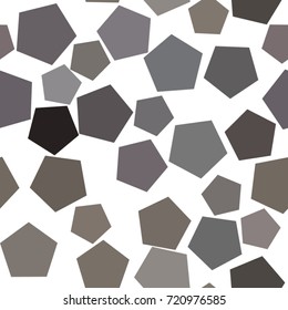 Seamless abstract geometric background with shape of pentagon pattern. Vector illustration graphic.