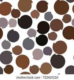 Seamless abstract geometric background with shape of twirl circle lines pattern. Vector illustration graphic.