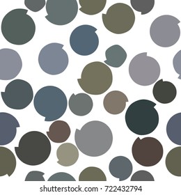 Seamless abstract geometric background with shape of twirl circle lines pattern. Vector illustration graphic.