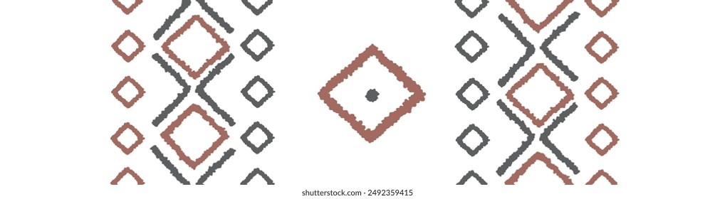 Seamless abstract geometric background. Stylish modern tile vector pattern.