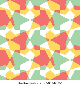 Seamless abstract geometric background tile