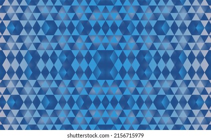 fondo geométrico abstracto sin fisuras con triángulos y un gradiente azul