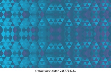 seamless abstract geometric background with triangles and a gradient of blue