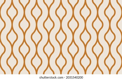 Seamless abstract geometric chain pattern. Vector Illustration.
