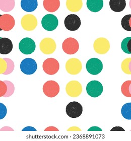 Seamless abstract geometric chain pattern. Vector Illustration