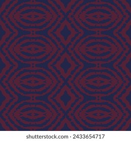 Seamless abstract geometric chain pattern. Vector Illustration. Bizarre Art Illustration