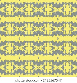Seamless abstract geometric chain pattern. Vector Illustration. Hand drawn seamless abstract pattern from tiles.
