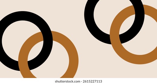Seamless abstract geometric chain pattern. Vector