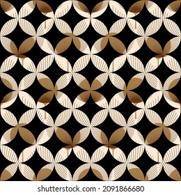 Seamless Abstract Geometric Chain Pattern.Vector Illustration.