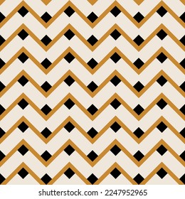 Seamless abstract geometric chevron pattern. Vector Illustration