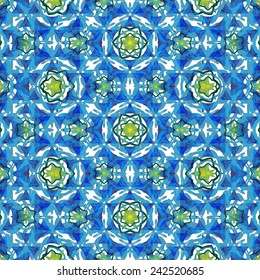 Seamless abstract geometric colorful ornamental pattern. Vector EPS10.