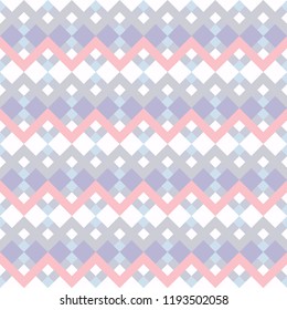 Seamless abstract geometric colorful pattern. Vector.