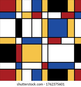 Seamless abstract geometric colorful pattern.Vector design for fashion prints and backgrounds.