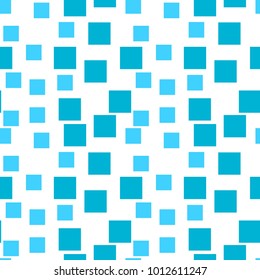 Seamless abstract geometric colorful vector pattern with chaotic square